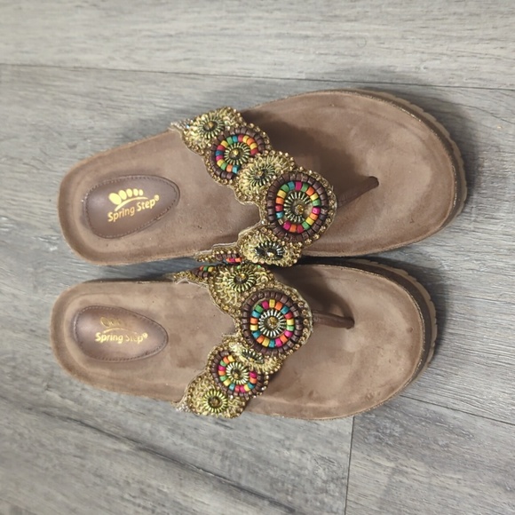 Spingstep Women's Thong Sandals - Picture 2 of 5